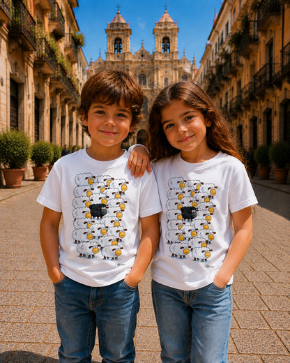 Pecora Nera con Gregge Bambini