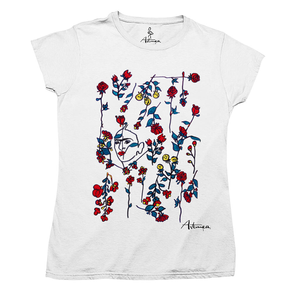 Frida Khalo con fiori Artmea donna