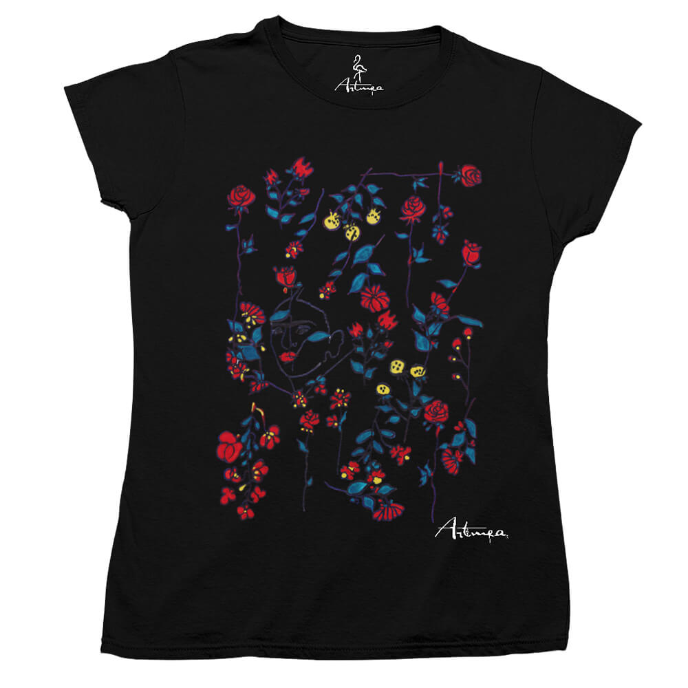 Frida Khalo con fiori Artmea donna