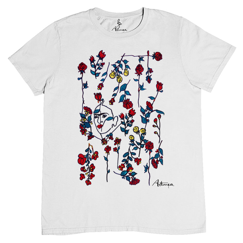 Frida Khalo con fiori Artmea uomo