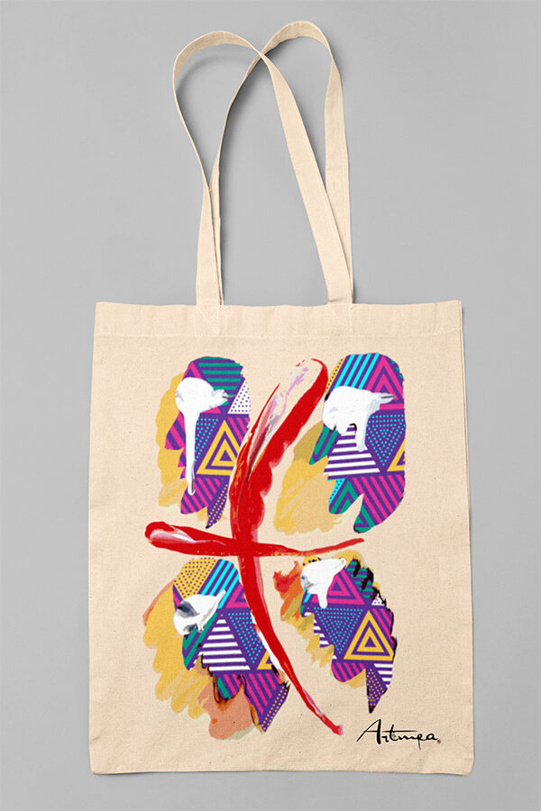 Shopping Bag 4 Mori Pop Art Triangolo Artmea