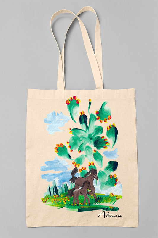 Shopping Bag Cavallini della Giara Fico d'India Artmea