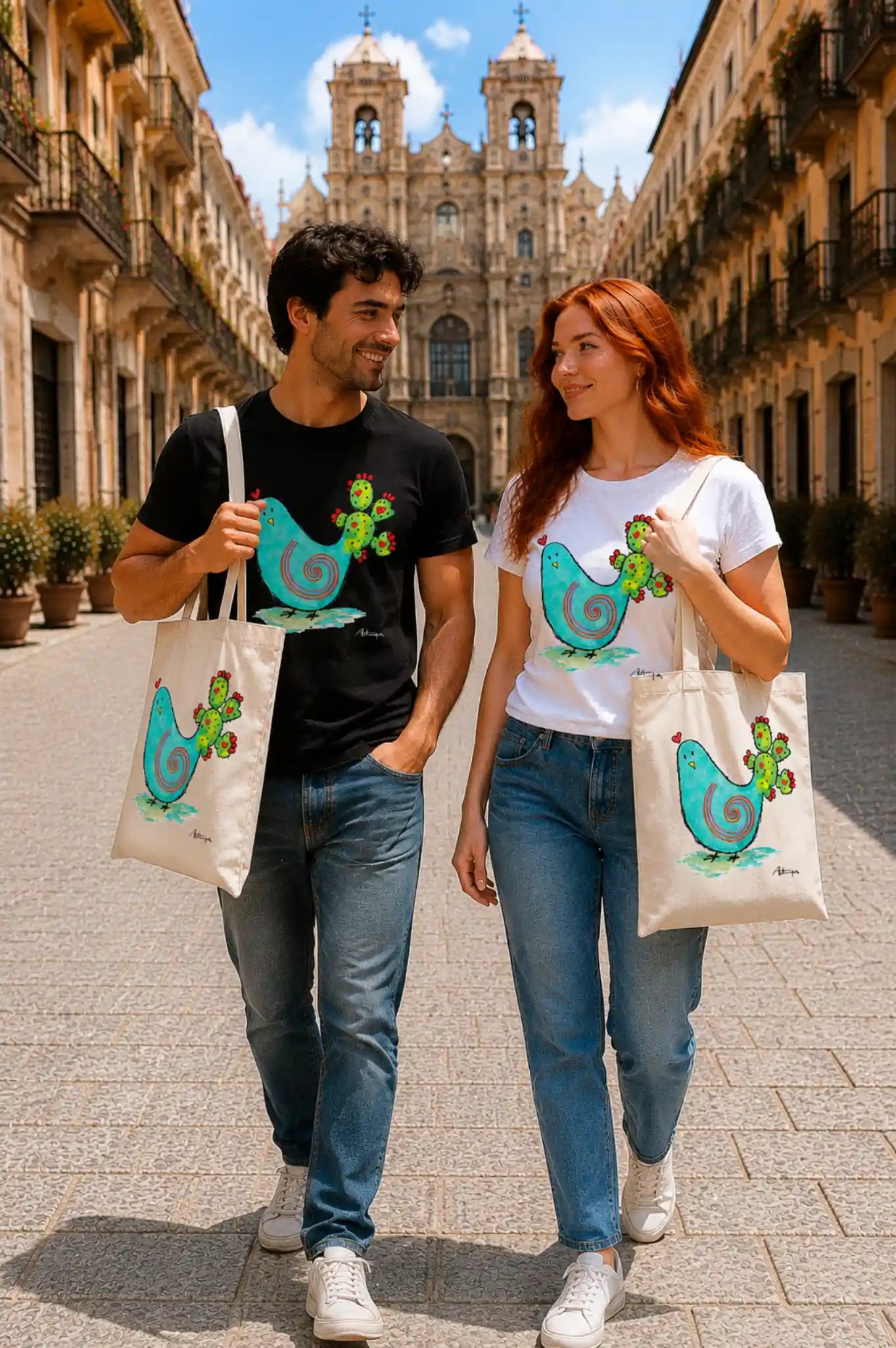 Shopping Bag Pavoncella Artmea