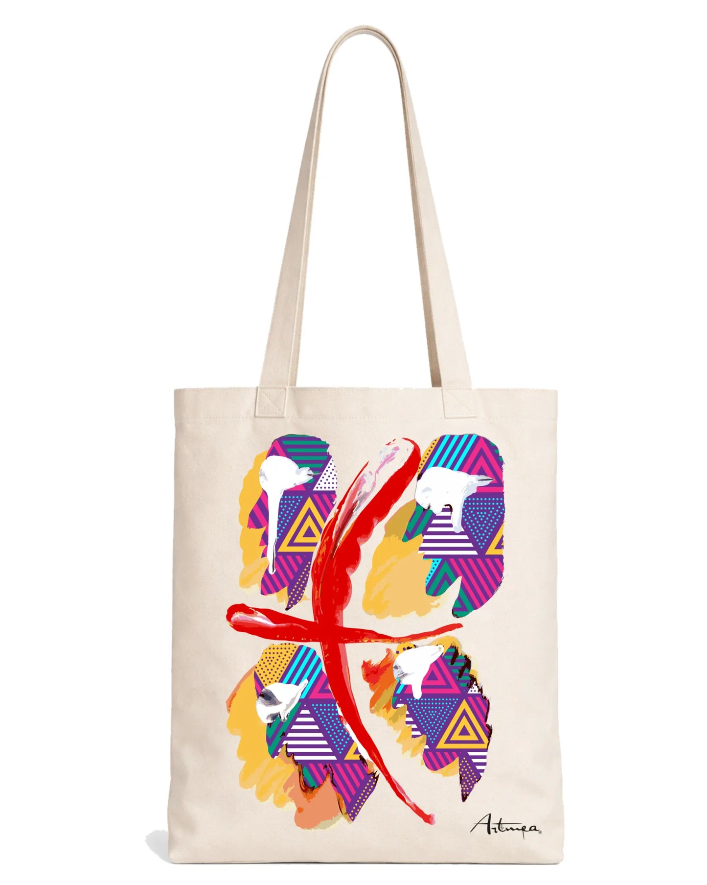Shopping Bag 4 Mori Pop Art Triangolo Artmea