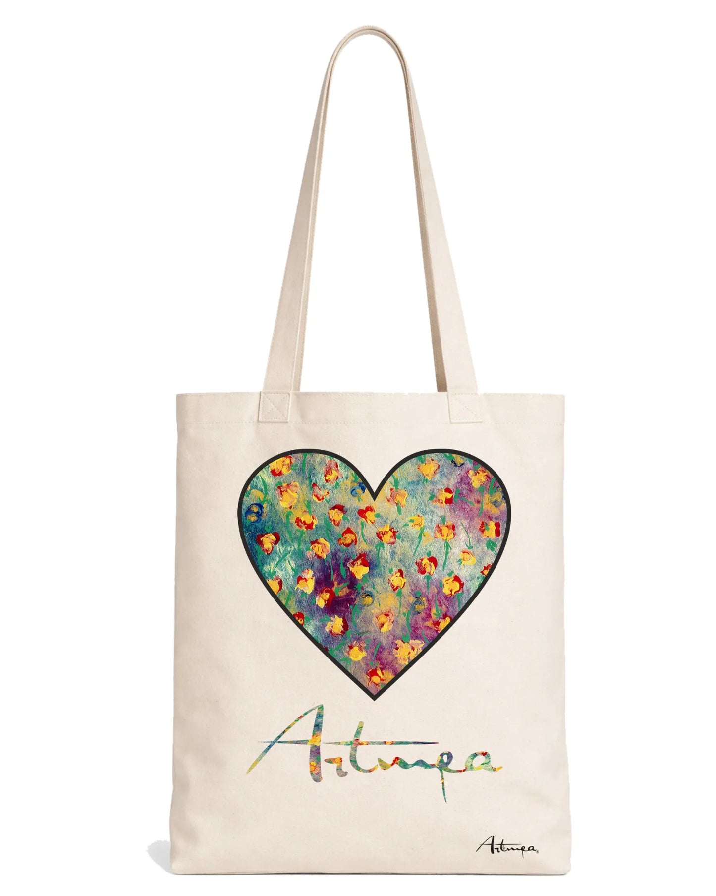 Shopping Bag Cuore Floreale Artmea