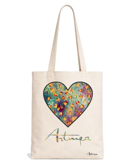 Shopping Bag Cuore Floreale Artmea