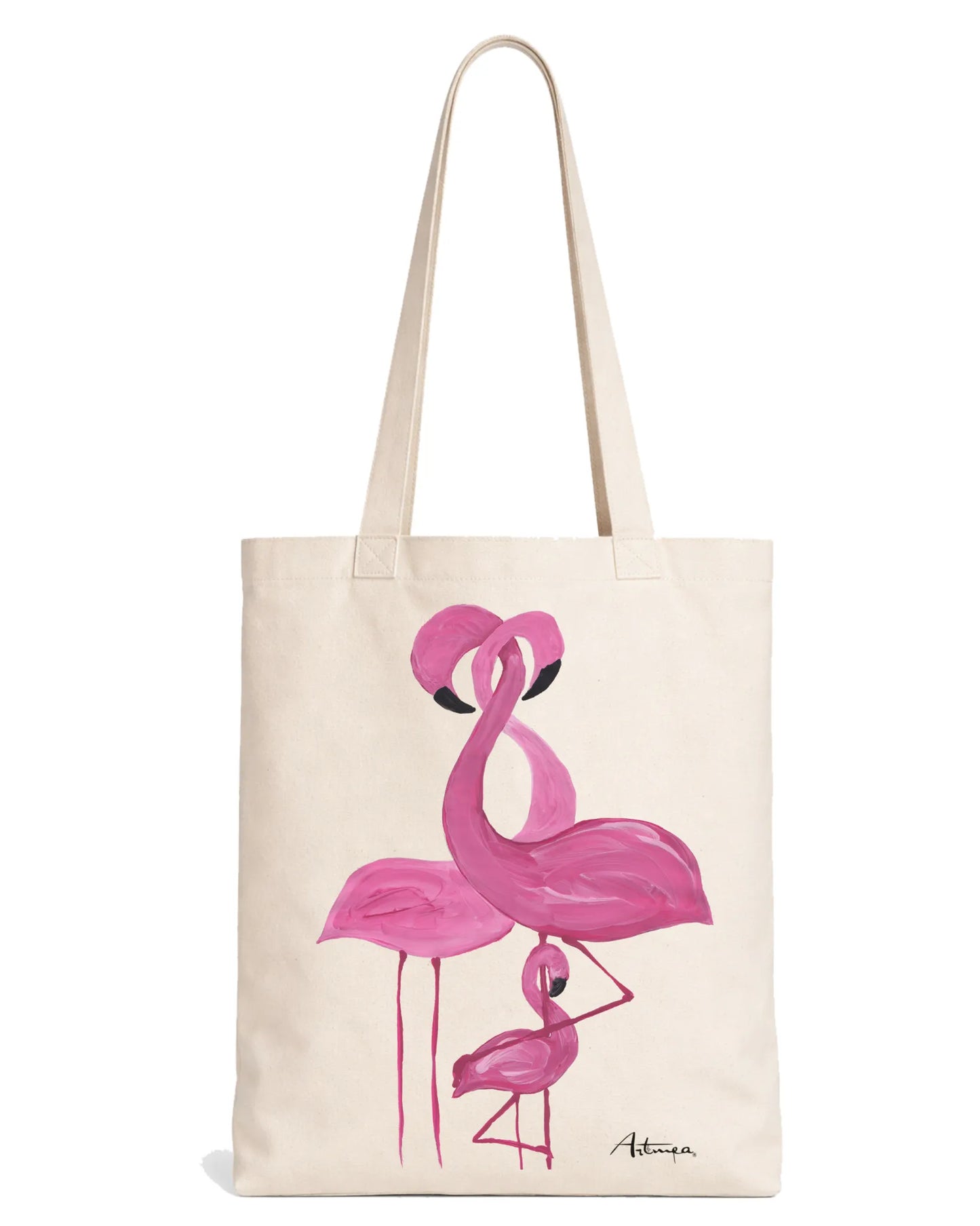 Shopping Bag Fenicotteri Famiglia