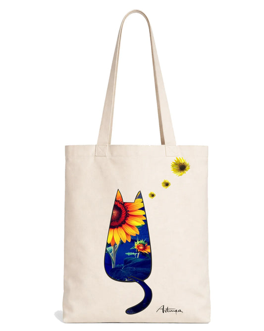 Shopping Bag Gatto Floreale Artmea