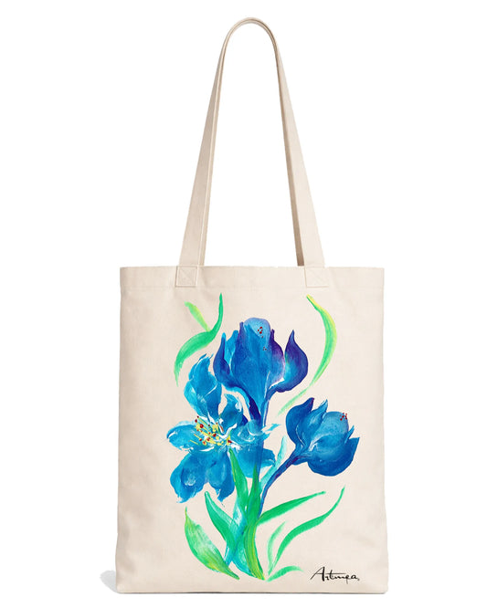 Shopping Bag Iris Blu Artmea