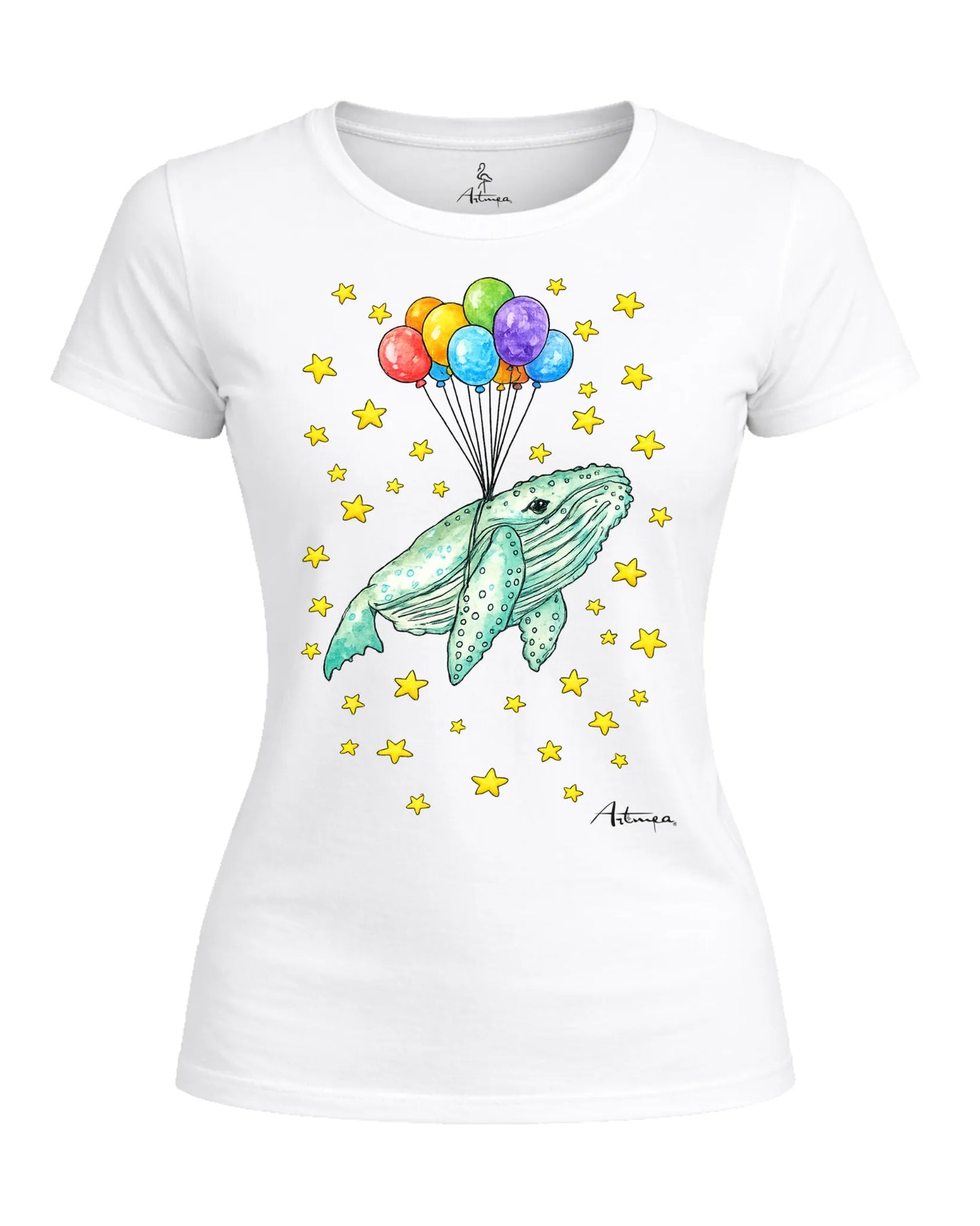 Balena Sospesa con Palloncini Artmea Donna