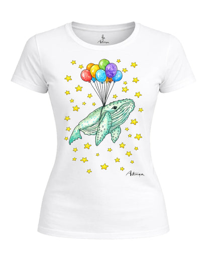 Balena Sospesa con Palloncini Artmea Donna