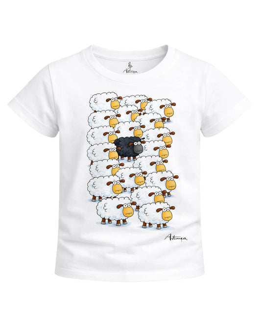 Pecora Nera con Gregge Bambini